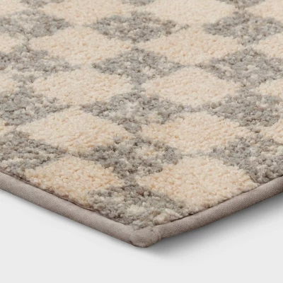 2'6"x4' Checkerboard Plush Accent Rug - Threshold™ 2'6"x4' Checkerboard Plush Accent Rug - Threshold™ -WarmWhisper Store GUEST d0271b92 0d4c 43a2 acbd 11f9ffa733d7