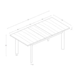 Bombelli Modern Extendable Dining Table Black - Threshold™ 5 Bombelli Modern Extendable Dining Table Black - Threshold™ -WarmWhisper Store GUEST d055b2d2 601c 4c8f ab77 0d8884e1a723