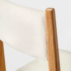 2pk Yalecrest Upholstered Seat And Back With Wood Frame Counter Height Barstools Cream/Natural - Threshold™ Designed With Studio McGee -WarmWhisper Store GUEST d3ac8616 b552 4a5e 8b03 5c1856685f97