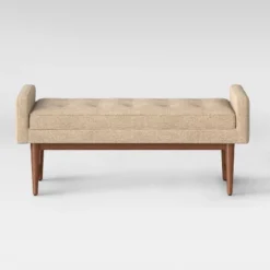 Verken Mid Century Modern Settee Bench - Threshold™ 9 Verken Mid Century Modern Settee Bench - Threshold™ -WarmWhisper Store GUEST d8113748 d30c 4295 9806 6a553d0c244b