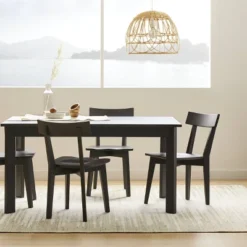 Bombelli Modern Extendable Dining Table Black - Threshold™ 4 Bombelli Modern Extendable Dining Table Black - Threshold™ -WarmWhisper Store GUEST d849b147 7847 4ae6 9e1d 818ca4a41883