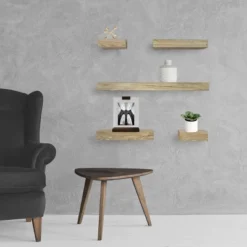 Set Of 5 Wall Shelf Natural - Project 62™ 3 Set Of 5 Wall Shelf Natural - Project 62™ -WarmWhisper Store GUEST d882c438 66df 4701 aa13 e4172710e1dc