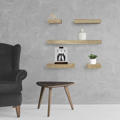 Set of 5 Wall Shelf Natural - Project 62™ Set Of 5 Wall Shelf Natural - Project 62™ -WarmWhisper Store GUEST d882c438 66df 4701 aa13 e4172710e1dc