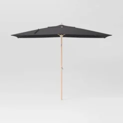 10'x6' Rectangular Market Patio Umbrella - Light Wood Pole - Threshold™ -WarmWhisper Store GUEST d89187f0 45e4 4db4 80b8 710bf9167e62