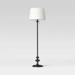 Londonberry Stick Floor Lamp Black - Threshold™ -WarmWhisper Store GUEST d8eee44e fb02 4fa5 9c20 c5e2a2730b47