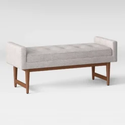 Verken Mid Century Modern Settee Bench - Threshold™ 2 Verken Mid Century Modern Settee Bench - Threshold™ -WarmWhisper Store GUEST d966b2ae 62bc 4c1b 89ab 67771f60d4a1