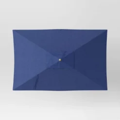 10'x6' Rectangular Market Patio Umbrella - Light Wood Pole - Threshold™ -WarmWhisper Store GUEST da953ab7 3018 4b76 8764 bfa251530b2a