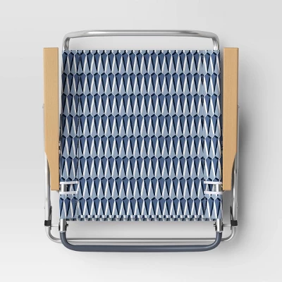 5 Position Beach Chair with Aluminum Frame & Wood Arms - Threshold™ 5 Position Beach Chair With Aluminum Frame & Wood Arms - Threshold™ -WarmWhisper Store GUEST df33586e 5c96 402f bbf5 1ea58192bcc5