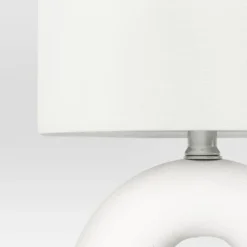 Abstract Ceramic Mini Table Lamp White - Threshold™ -WarmWhisper Store GUEST e060b615 0e7d 45e5 a0cf f6597ddf73ee