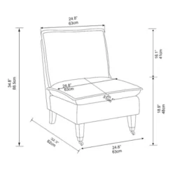 Talbert Pillow Top Slipper Chair With Casters - Threshold™ Designed With Studio McGee 5 Talbert Pillow Top Slipper Chair With Casters - Threshold™ Designed With Studio McGee -WarmWhisper Store GUEST e0bab953 1f7d 4f4e 8ce3 e3efe8d56101