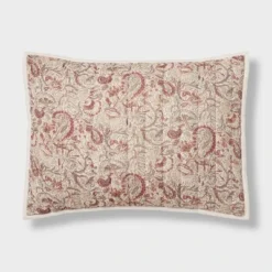 Voile Paisley Printed Quilt Sham Cream - Threshold™ 2 Voile Paisley Printed Quilt Sham Cream - Threshold™ -WarmWhisper Store GUEST e0f4f329 7b2b 4e95 8132 3a5419a69f2c