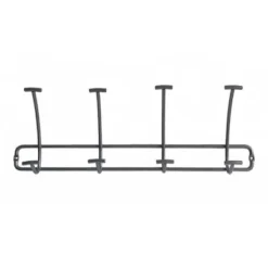 Bent Wire 4 Hooks Rail Black - Threshold™