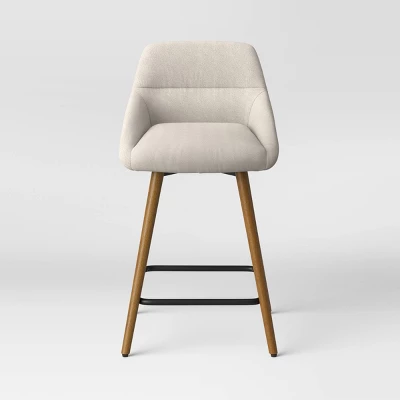 Timo Swivel Counter Height Barstool with Wood - Threshold™ Timo Swivel Counter Height Barstool With Wood - Threshold™ -WarmWhisper Store GUEST e39e17e6 9cff 4f11 a636 77461e43b27f