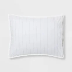 Reversible Cotton Stripe Quilt Sham - Threshold™ 2 Reversible Cotton Stripe Quilt Sham - Threshold™ -WarmWhisper Store GUEST e4cf0cec a450 4cc1 91b4 45e3f6a809e4