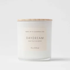 Wood Lidded Glass Wellness Daydream Candle - Threshold™ -WarmWhisper Store GUEST e7678411 c900 447e 88b9 57b15bd05ed0