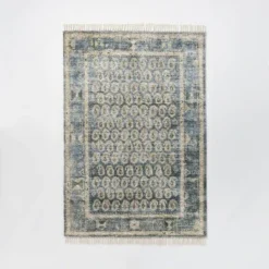 Lost Creek Printed Paisley Rug Blue - Threshold™ Designed With Studio McGee 3 Lost Creek Printed Paisley Rug Blue - Threshold™ Designed With Studio McGee -WarmWhisper Store GUEST e8e94a54 2263 4993 84d8 d4a216f28ff8