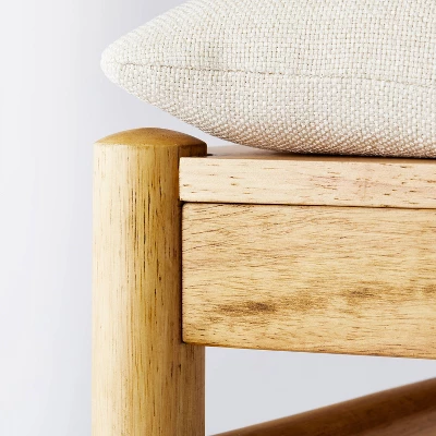 Emery Wood Counter Height Barstool with Upholstered Seat and Sling Back Natural - Threshold™ designed with Studio McGee Emery Wood Counter Height Barstool With Upholstered Seat And Sling Back Natural - Threshold™ Designed With Studio McGee -WarmWhisper Store GUEST e8ec7e51 c160 4262 8af2 ab79b157278d