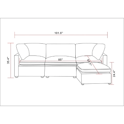 4pc Allandale Modular Sectional Sofa Set Gray - Threshold™ 4pc Allandale Modular Sectional Sofa Set Gray - Threshold™ -WarmWhisper Store GUEST e98f9434 244c 4a06 a88e b03b6016a2f1