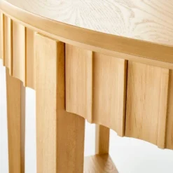 Thousand Oaks Wood Scalloped Demilune Console Table - Threshold™ Designed With Studio McGee -WarmWhisper Store GUEST eb35aaa8 f7c8 4881 b5d1 f85e53b2ca90