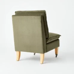 Talbert Pillow Top Slipper Chair With Casters - Threshold™ Designed With Studio McGee 2 Talbert Pillow Top Slipper Chair With Casters - Threshold™ Designed With Studio McGee -WarmWhisper Store GUEST ebca91d2 ec12 4de8 be4a 02d1593e286c