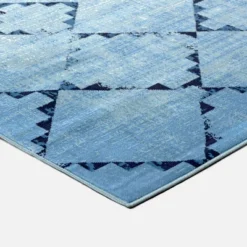 Distressed Diamonds Outdoor Rug - Threshold