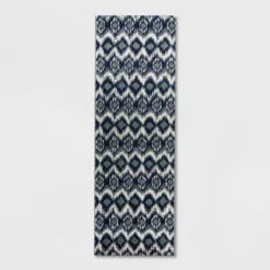 Ikat Outdoor Rug Blue - Threshold™ -WarmWhisper Store GUEST ee633b16 8702 4ad3 af94 fbe321a29a97