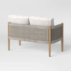 Pasadena Patio Loveseat - Gray - Threshold™ Designed With Studio McGee -WarmWhisper Store GUEST ef542285 ed5f 4d45 b9b1 637135c89991