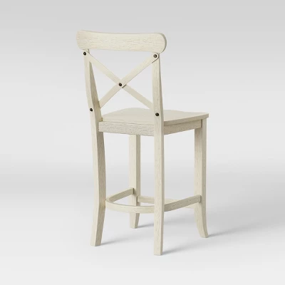 24" Litchfield X-Back Counter Height Barstool - Threshold 24" Litchfield X-Back Counter Height Barstool - Threshold -WarmWhisper Store GUEST efae9abc c916 4d0f a5ed abb32863a8bf