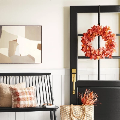 30" x 24" Abstract Framed Canvas Tan - Threshold™ 30" X 24" Abstract Framed Canvas Tan - Threshold™ -WarmWhisper Store GUEST f044a6ca 19cd 43e9 8d28 4911d935b92c