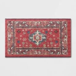 Vintage Persian Medallion Kitchen Rug Red - Threshold™ 3 Vintage Persian Medallion Kitchen Rug Red - Threshold™ -WarmWhisper Store GUEST f16c5267 d313 4240 bf0d 05c7103b80bd
