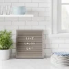 14"x 14" Wood Letterboard Gray - Threshold™