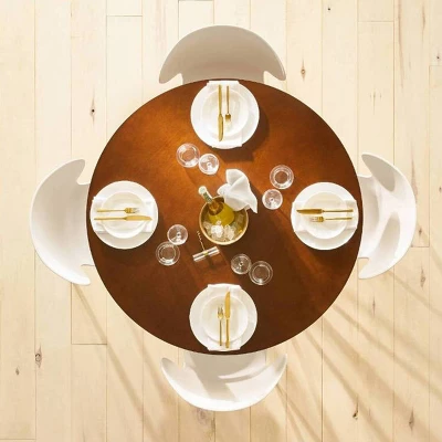 44" Maston Dining Table Round Hazelnut - Threshold™ 44" Maston Dining Table Round Hazelnut - Threshold™ -WarmWhisper Store GUEST f21859e2 68b3 47fd adc7 f25554389492
