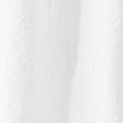 Matelasse Medallion Shower Curtain White - Threshold™ Matelasse Medallion Shower Curtain White - Threshold™ -WarmWhisper Store GUEST f27a0e1f 42a8 4f83 8d18 a0ef03d0f152