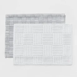 2pc 17"x24" Modern Rug Set - Threshold™ -WarmWhisper Store GUEST f3cc8608 776e 43e8 bd2d 7a0f186f0c6d