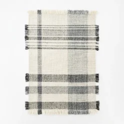 Laurelhurst Indoor/Outdoor Plaid Rug Black/White - Threshold™ Designed With Studio McGee 6 Laurelhurst Indoor/Outdoor Plaid Rug Black/White - Threshold™ Designed With Studio McGee -WarmWhisper Store GUEST f44c5e5d 51f2 4640 8c5a e9280099a73d