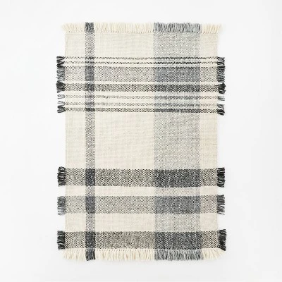 Laurelhurst Indoor/Outdoor Plaid Rug Black/White - Threshold™ designed with Studio McGee Laurelhurst Indoor/Outdoor Plaid Rug Black/White - Threshold™ Designed With Studio McGee -WarmWhisper Store GUEST f44c5e5d 51f2 4640 8c5a e9280099a73d