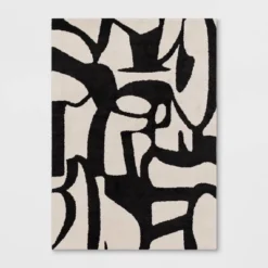 Abstract Inkblot Rug Black/White - Threshold™ 3 Abstract Inkblot Rug Black/White - Threshold™ -WarmWhisper Store GUEST f515f58c 4fc4 473d 8b9e f1ee81b22a0b