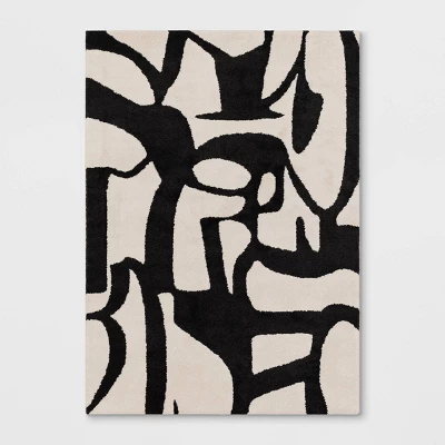 Abstract Inkblot Rug Black/White - Threshold™ Abstract Inkblot Rug Black/White - Threshold™ -WarmWhisper Store GUEST f515f58c 4fc4 473d 8b9e f1ee81b22a0b
