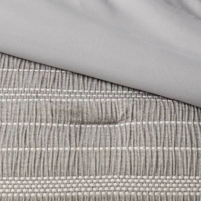 12pc Chambray Matelasse Stripe Comforter & Sheet Bedding Set Gray - Threshold™ 12pc Chambray Matelasse Stripe Comforter & Sheet Bedding Set Gray - Threshold™ -WarmWhisper Store GUEST f59e7d48 b0ee 4ce0 8269 0dd68763ac49