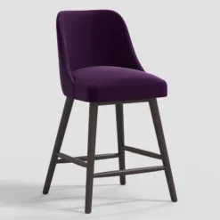 Geller Counter Height Barstool Velvet - Threshold™ -WarmWhisper Store GUEST f6f2d200 d1af 473b b8c3 a2fbe35ddd71