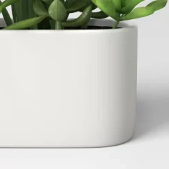 Artificial Succulents In Long Pot White - Threshold™ -WarmWhisper Store GUEST f79b6fcf 8ef8 4625 9b16 aae3d7b9b7ca