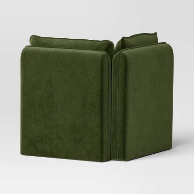 Haven Velvet Modular French Seam Corner Sofa Dark Green - Threshold™ Haven Velvet Modular French Seam Corner Sofa Dark Green - Threshold™ -WarmWhisper Store GUEST f79faefa 5ec5 42cf 8301 33bd5169fd5e