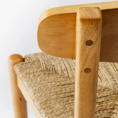 Logan Wood Dining Chair with Woven Seat - Threshold™ designed with Studio McGee Logan Wood Dining Chair With Woven Seat - Threshold™ Designed With Studio McGee -WarmWhisper Store GUEST f7c6b161 3468 4eb1 b6cc 863cfdff1418