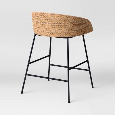 Landis Woven Backed Counter Height Barstool with Cushion - Threshold™ Landis Woven Backed Counter Height Barstool With Cushion - Threshold™ -WarmWhisper Store GUEST f80812cc 8931 4faa baf0 785049dc78be