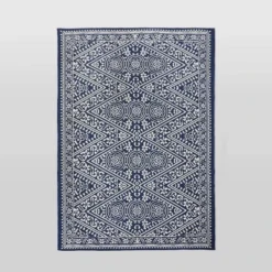Tapestry Outdoor Rug Blue - Threshold™ -WarmWhisper Store GUEST fa23a957 0918 4796 9a40 1b9806e30f65