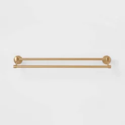 Casual Double Towel Bar - Threshold™ -WarmWhisper Store GUEST fc8799f2 c04a 40a3 89fe 57faff365494