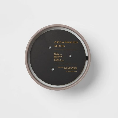 15oz Ceramic Jar 3-Wick Black Label Cedarwood Musk Candle - Threshold™ 15oz Ceramic Jar 3-Wick Black Label Cedarwood Musk Candle - Threshold™ -WarmWhisper Store GUEST fc8996de 3023 4a2d 9f4c 9e684ced1ffe