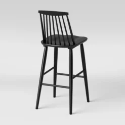 Harwich High Back Windsor Barstool Black - Threshold™ -WarmWhisper Store GUEST fce15d49 3701 4c7f 9111 5c3e5a177a44