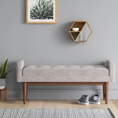 Verken Mid Century Modern Settee Bench - Threshold™ Verken Mid Century Modern Settee Bench - Threshold™ -WarmWhisper Store GUEST fd82bd13 35ed 476d b546 bb2395371b63