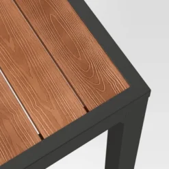 Bryant 6 Person Faux Wood Rectangle Patio Dining Table - Gray/Natural Wood - Threshold™ -WarmWhisper Store GUEST fe0a4618 2959 4bc4 8d9a 99dfcf05fb48